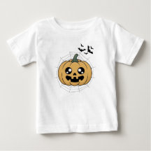 Süßer Kawaii-Kürbis-Halloween-T-Shirt