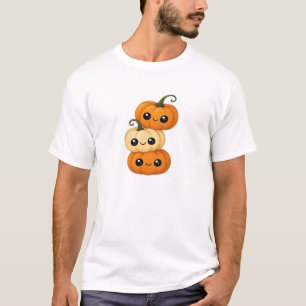 Süßer kawaii-Kürbis-Trio Classic T-Shirt.png T-Shirt