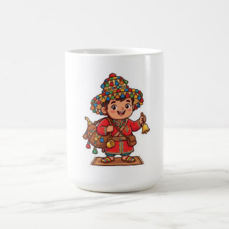 Süßer Kawaii-Marokkanischer-Guerab-Wassertäger-Auf Kaffeetasse
