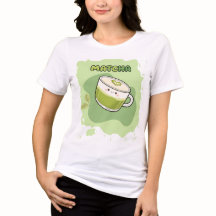 Süßer Kawaii Matcha Latte
