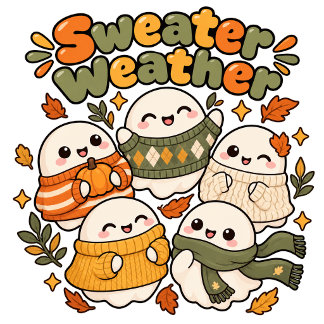 Süßer Kawaii-Orangengeist-Herbst-Strickpullover Sweatshirt