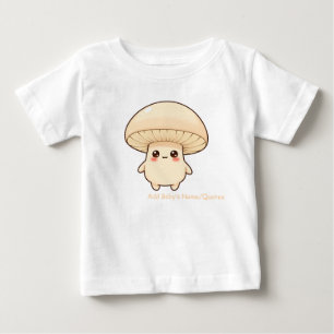 Süßer Kawaii-Pilz-Charakter Baby T-shirt