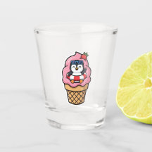 Süßer Kawaii-Pinguin-Eiscreme-Kegel Sommer-BSticke