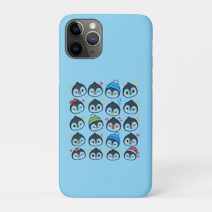 Süßer Kawaii-Pinguin-Emoji-Muster Lustiges Cartoon Case-Mate iPhone Hülle