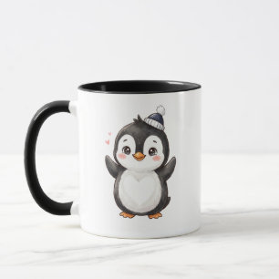 Süßer Kawaii Pinguin "Entspannen mit meinem Liebli Tasse
