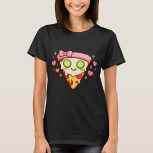 Süßer Kawaii-Pizza-Selbstpflege-Spa-Tag   Mädchenh T-Shirt