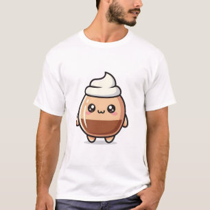 Süßer Kawaii-Pudding – Bezaubernder Dessert-Charak T-Shirt