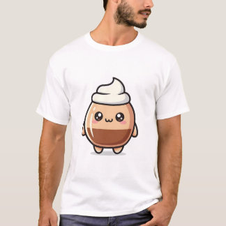 Süßer Kawaii-Pudding – Bezaubernder Dessert-Charak T-Shirt