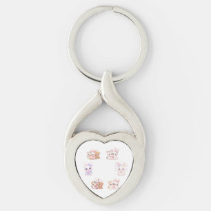 Süßer Kawaii-Schlüsselanhänger für beste Freunde - Schlüsselanhänger