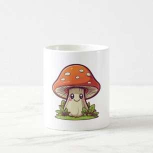 Süßer Kawaii-Stil, Pilzesuche Kaffeetasse
