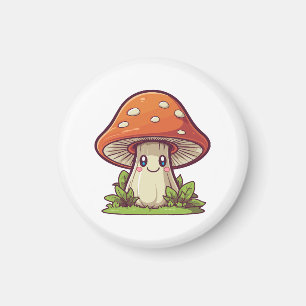 Süßer Kawaii-Stil, Pilzesuche Magnet
