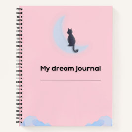 Süßer Kawaii-Traumtagebuch Pastellrosa Wolken Noti Notizbuch