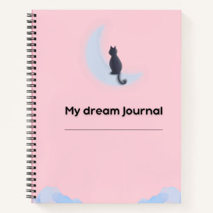 Süßer Kawaii-Traumtagebuch Pastellrosa Wolken Noti Notizbuch