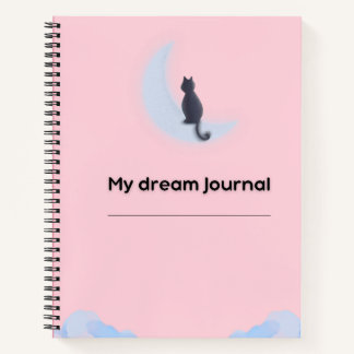Süßer Kawaii-Traumtagebuch Pastellrosa Wolken Noti Notizbuch