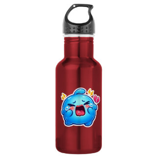 Süßer Kawaii Trauriger Blauer Schleim Weint mit Ge Edelstahlflasche