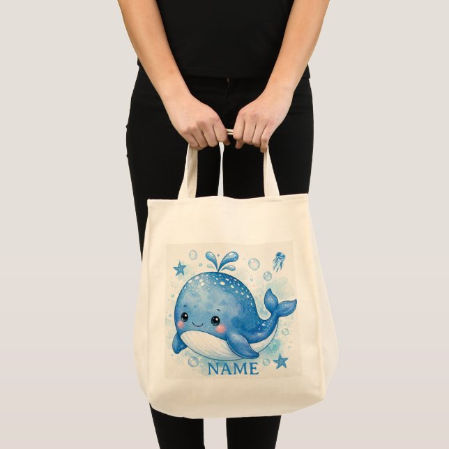 SÜßER KAWAII WAL TRAGETASCHE (Vorderseite (Produkt))