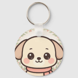 Süßer Kawaii-Welpen-Gesicht-Schlüsselanhänger Schlüsselanhänger