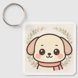 Süßer Kawaii-Welpen-Gesicht-Schlüsselanhänger Schlüsselanhänger