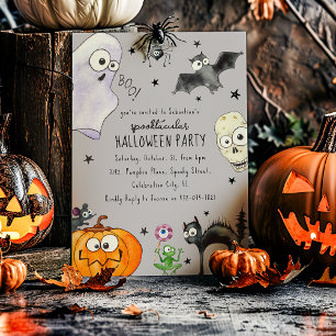 Süßer Kinder-Spaß Halloween Einladung