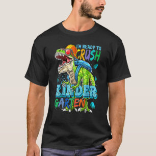 Süßer Kindergarten-Dinosaurier bereit, den Lehrer T-Shirt