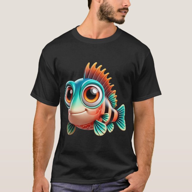 Süßer Kingklip Fisch T-Shirt (Vorderseite)