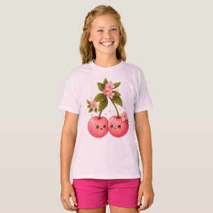 Süßer Kirschliebesaufkleber T-Shirt