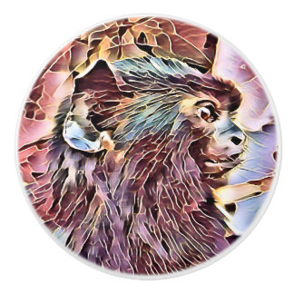 SÜSSER KLEINER AFFE KERAMIKKNAUF