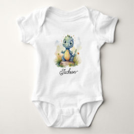 Süßer kleiner Babydinosaurier Baby Strampler