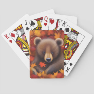Süßer kleiner Bär Spielkarte