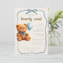 Süßer kleiner Bär, wir können es kaum erwarten, bl