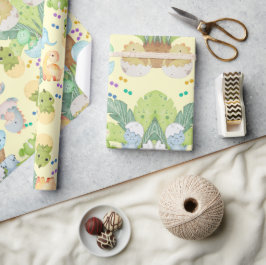 Süßer kleiner Dino Geschenkpapier