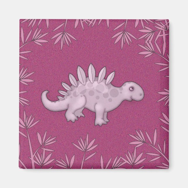 Süßer kleiner Dinosaurier-Magnet Magnet (Vorne)