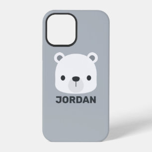 Süßer kleiner Eisbär mit personalisiertem Namen iPhone 12 Pro Hülle