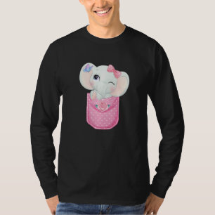 Süßer Kleiner Elefant In Deiner Tasche  Männer Fra T-Shirt