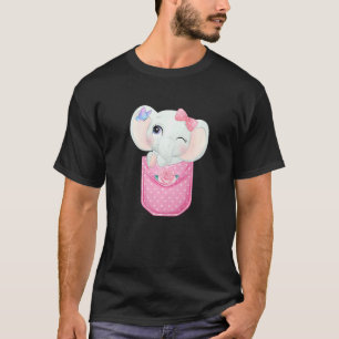 Süßer Kleiner Elefant In Deiner Tasche  Männer Fra T-Shirt