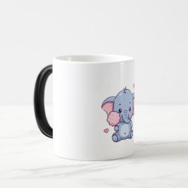 Süßer kleiner Elefant Verwandlungstasse