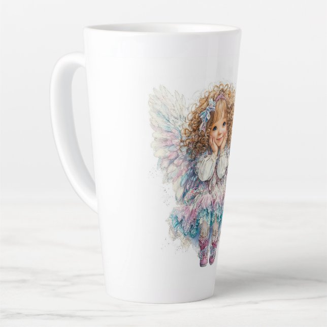 Süßer kleiner Engel  Milchtasse (Linke Ecke)