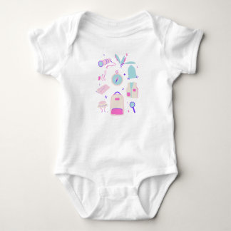 Süßer kleiner Entdecker-Baby-Body Baby Strampler