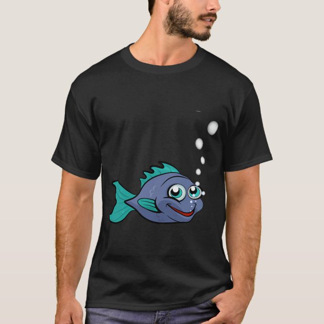 Süßer kleiner Fisch T-Shirt (Vorderseite)