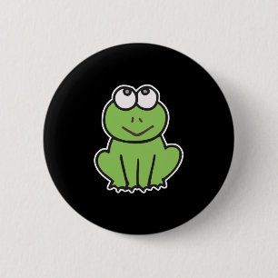 süßer kleiner Frosch Button