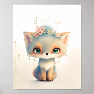 Süßer Kleiner Fuchs Poster