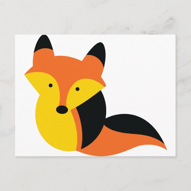 Süßer kleiner Fuchs Postkarte (Vorderseite)