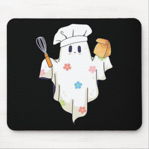 Süßer kleiner Geist Koch Lustige Mittagessen-Dame Mousepad