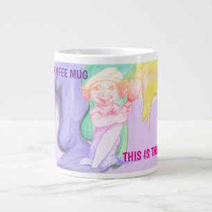 Süßer kleiner Künstler in spe Jumbo-Tasse