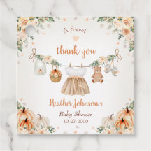 Süßer kleiner Kürbis Herbst-Baby-Party