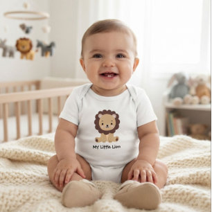 Süßer kleiner Löwenbaby-Body   Baby Junge Strampler