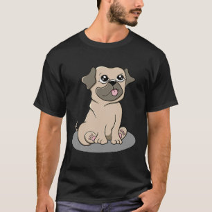 Süßer kleiner Mops Klassiker 221 T-Shirt