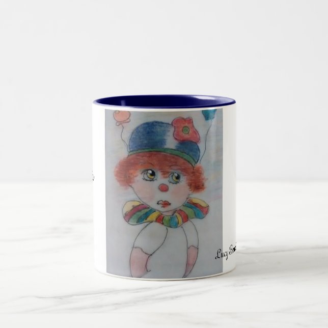 Süßer kleiner Pallacito-Becher Zweifarbige Tasse (Mittel)