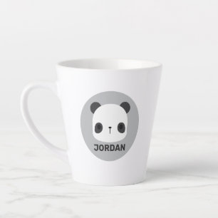 Süßer kleiner Panda-Bär mit personalisiertem Namen Milchtasse