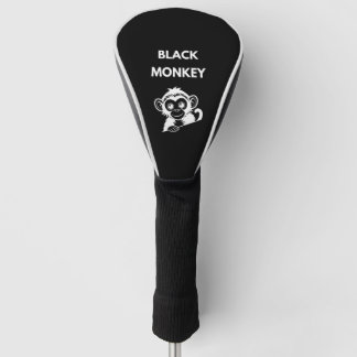 Süßer kleiner schwarzer Affe Golf Headcover